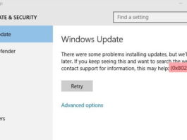 Windows Update Error Code 0x8024a105