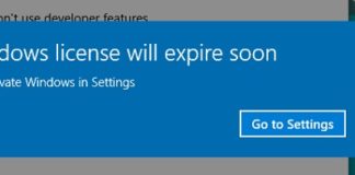 Your Windows License Will Expire Soon Error in Windows