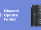Discord Update Failed