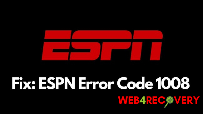 ESPN App Startup Error 1008