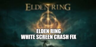 Elden Ring White Screen