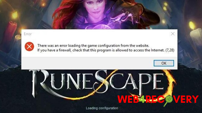 There Was An Eerror Loading The Game Configuration From The Website