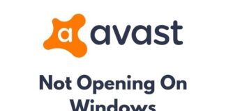 Avast Wont Open