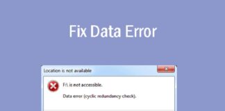 Data Error Cyclic Redundancy Check