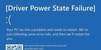 Driver Power State Failure