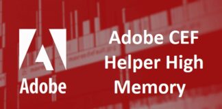 Adobe CEF Helper High Memory