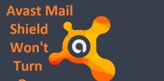 Avast Mail Shield Won't Turn On