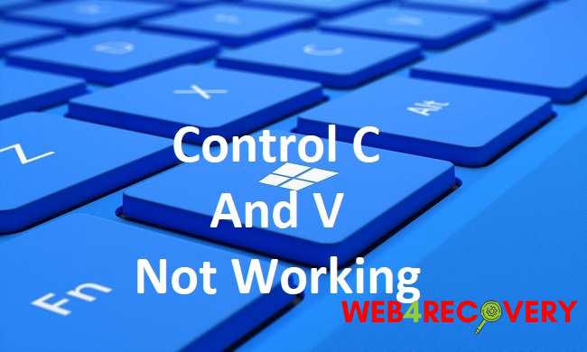 Control C And V Not Working