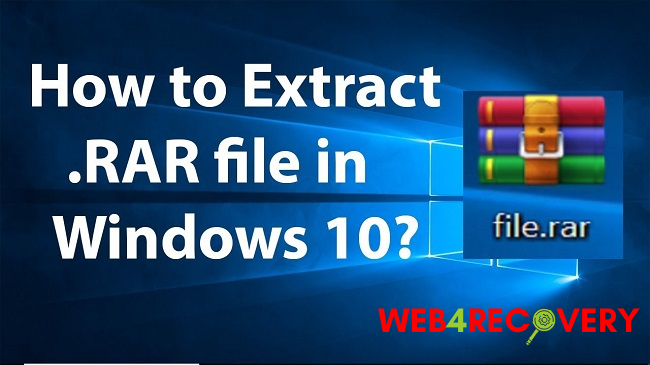 Open RAR Files Windows 10