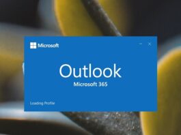 Outlook Stuck on Loading Profile