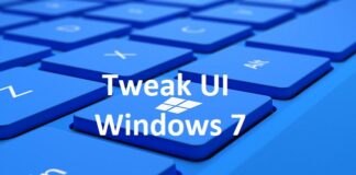Tweak UI Windows 7