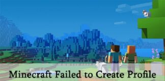 Minecraft Failed To Create Profile