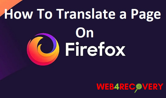 How To Translate a Page Firefox