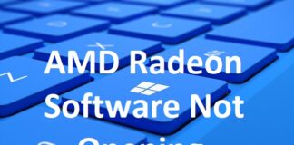 AMD Radeon Software Not Opening